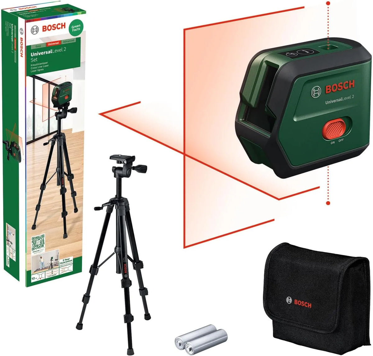 Bosch Kreuzlinienlaser und Linienlaser