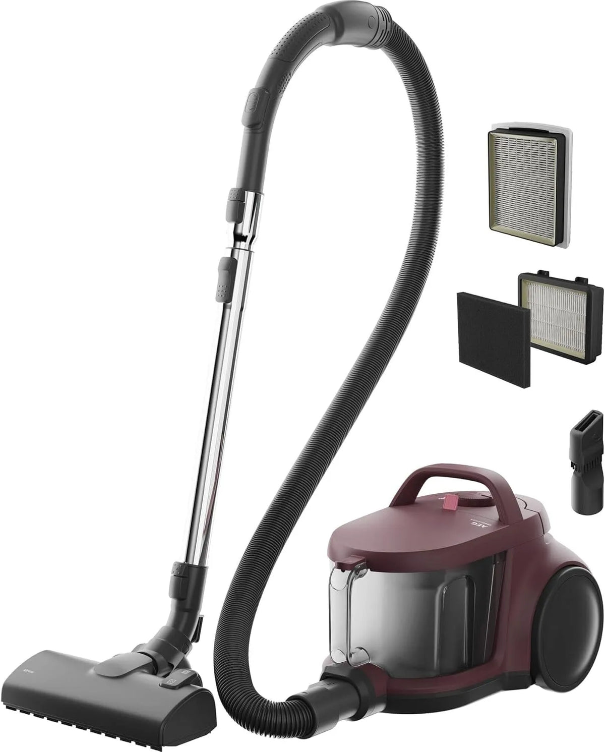 AEG CLEAN AL51C1DRF Staubsauger: 9m, 2l, rot