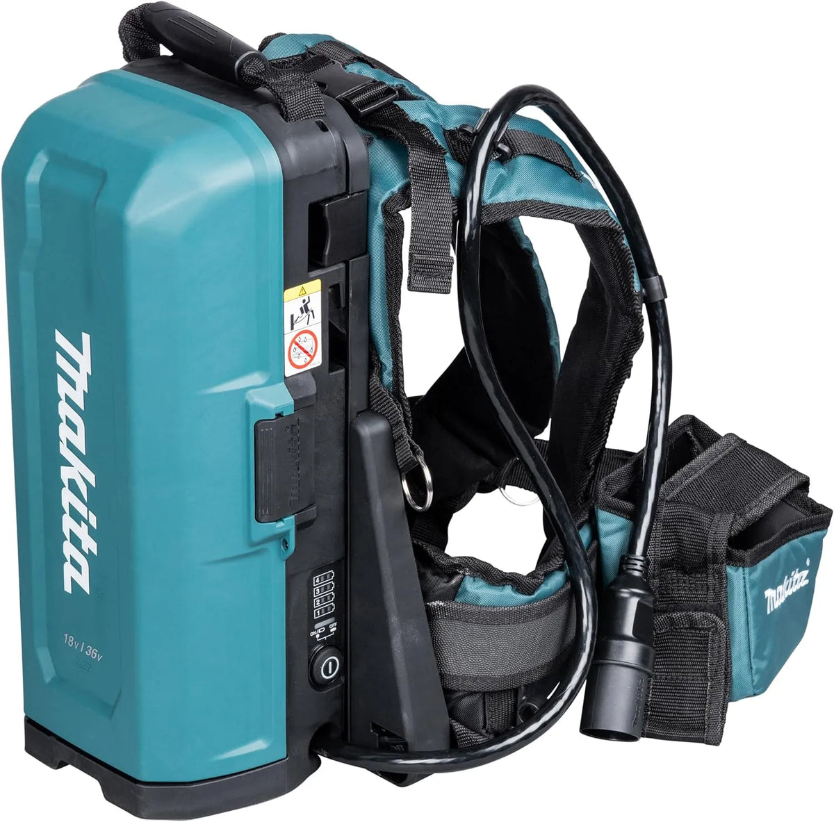 Makita 191A59-5 PDC01 191A59-5 PDC01 Rückentragbare Akkubank, Akku-Betrieb, wasserbeständig, 18V, 40V