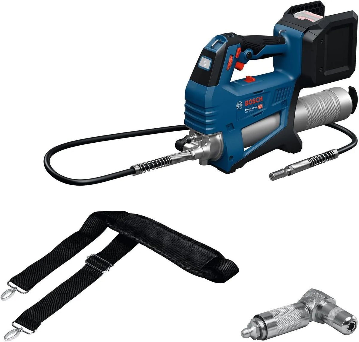 Bosch PRO 18V System Akku-Fettpresse GFP 18V-10 max. Betriebsdruck 10.000 psi: Akku-Betrieb, 320 g