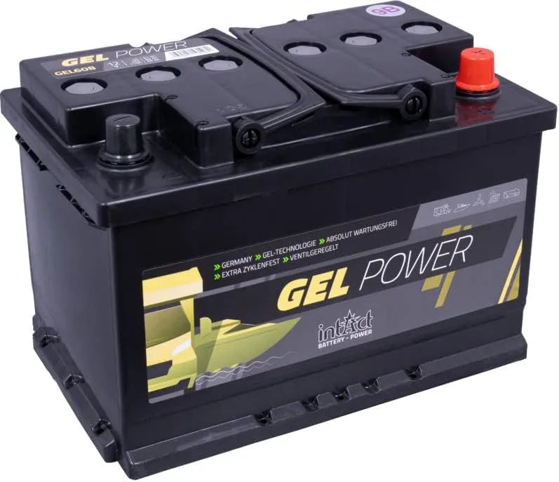 Versorgungsbatterie und Solar- und Freizeitakku, 60Ah, 12V, für Camping und Wohnmobil