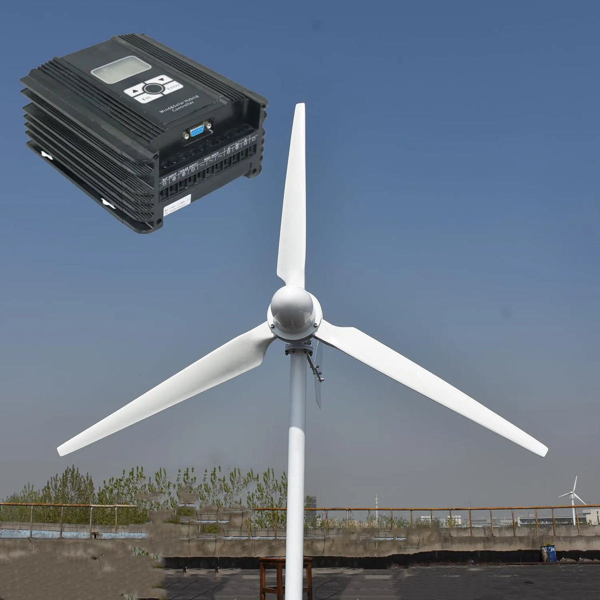 Windkraftanlage und Windgenerator, 3000W, mit MPPT-Regler, 3KW, 48V, 1,4 m, für netzunabhängige Solaranlagen