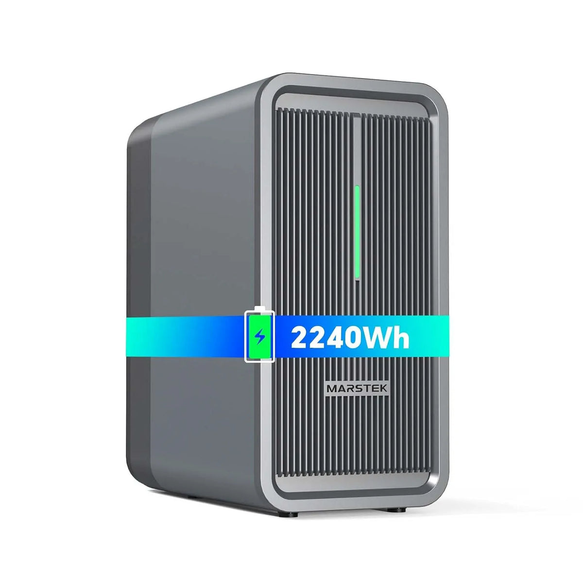 Marstek B2500 Balkonkraftwerk-Komplettset und Photovoltaiksystem, 8,96kWh, 1600W, 800W, 2240Wh, mit MPPT-Regler