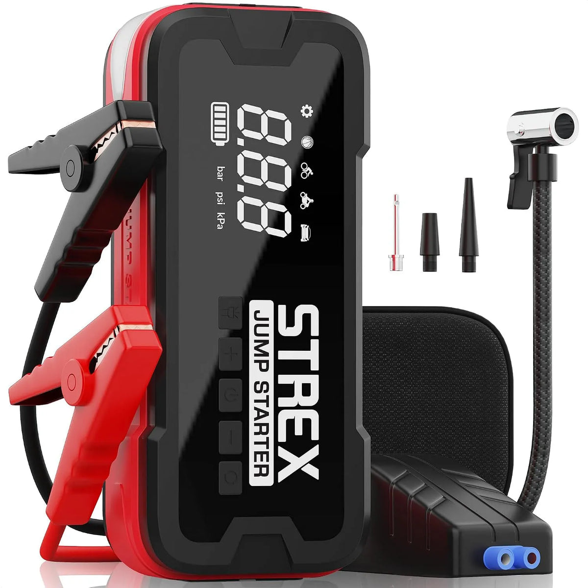 Schnelllade-Powerbank und Mobiler Zusatzakku, 24.000 mAh, 12V, 4000A