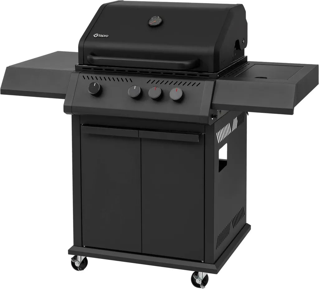 Tepro 3+1 Gasgrill Woodlake mit Infrarot-Seitenbrenner