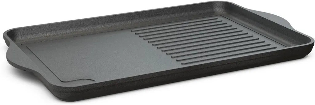 Premium Induktions-Alugrillplatte 49x29 cm mit Antihaftbeschichtung