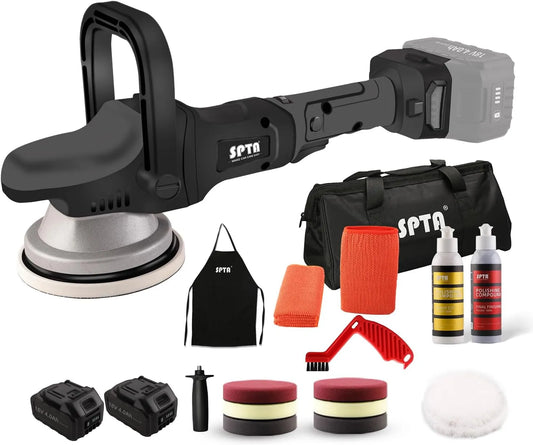 Poliermaschine und Elektropolierer – OPM, Akku-Betrieb, 2tlg, 8mm, 125mm, 18V