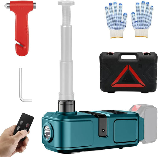 Makita 18V-21V Hydraulischer Wagenheber, SUV, Akku-Betrieb, LED-Anzeige, tragbar, 450mm, für Werkstatt und Heimwerken