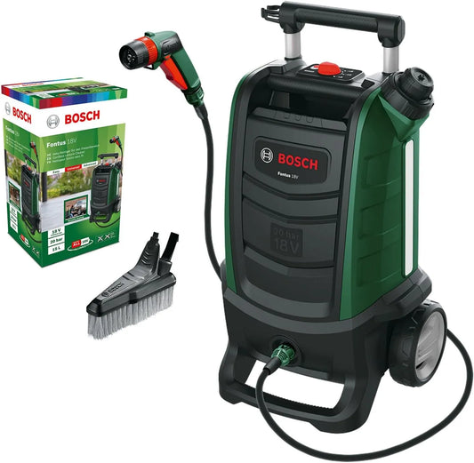 Bosch Akku Outdoor Reiniger Fontus 18V, ohne Akku/Ladegerät, Akku-Betrieb