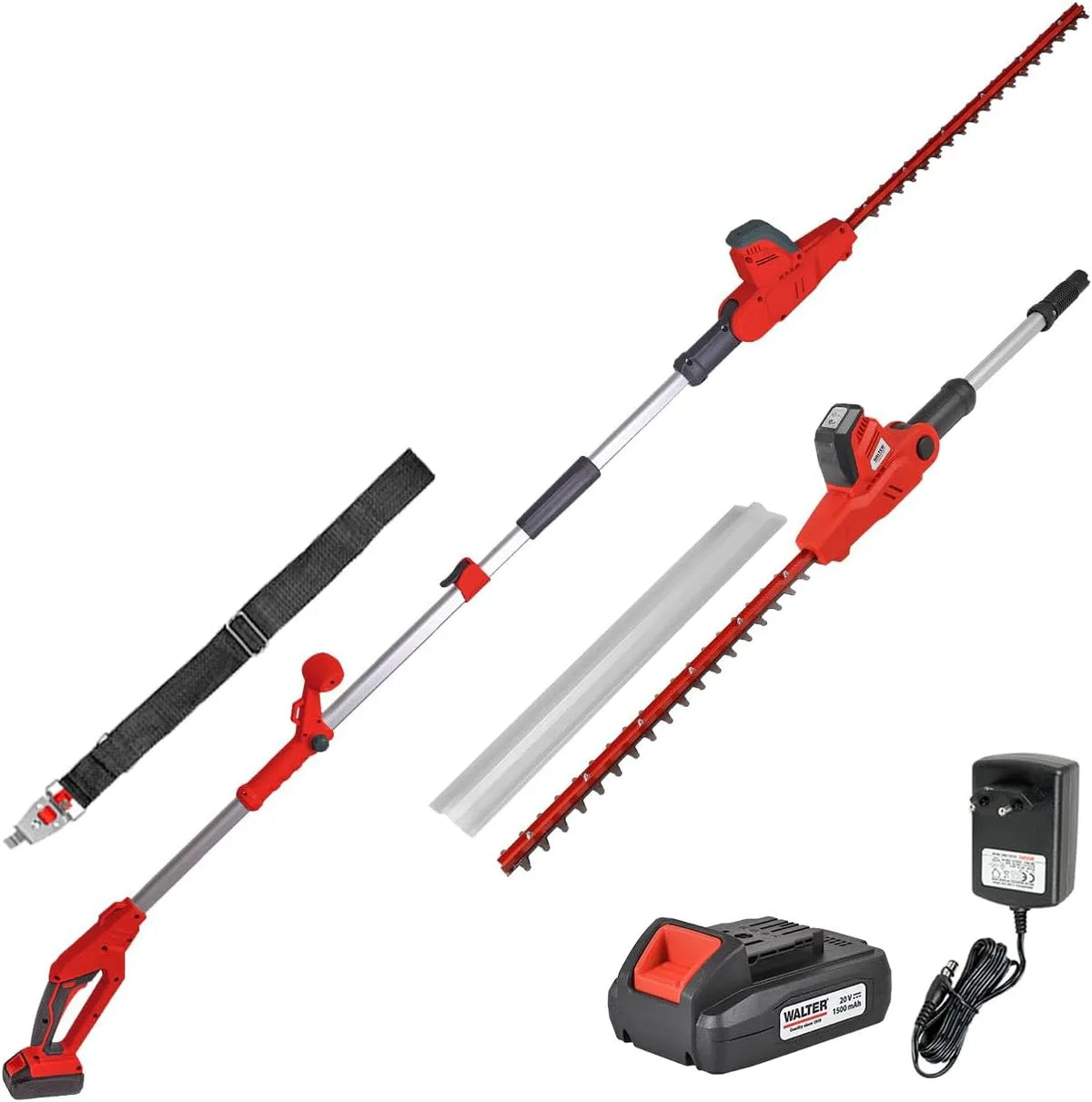 Heckenschere – Akku-Betrieb, Teleskopstiel, verstellbar, 300cm, 20 V