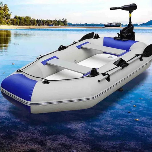 Tragbares Schlauchboot mit Aluminium-Boden für Angler und Freizeit