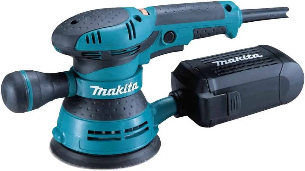 Makita BO5041K Schleifmaschine zum Egalisieren von Flächen und Vorbereiten für die Endbearbeitung – 125 mm