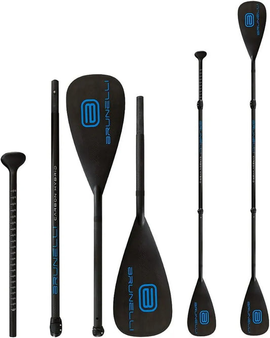 Brunelli Carbon Hybrid Kajak- und SUP-Paddel Dualtech 180-220 cm