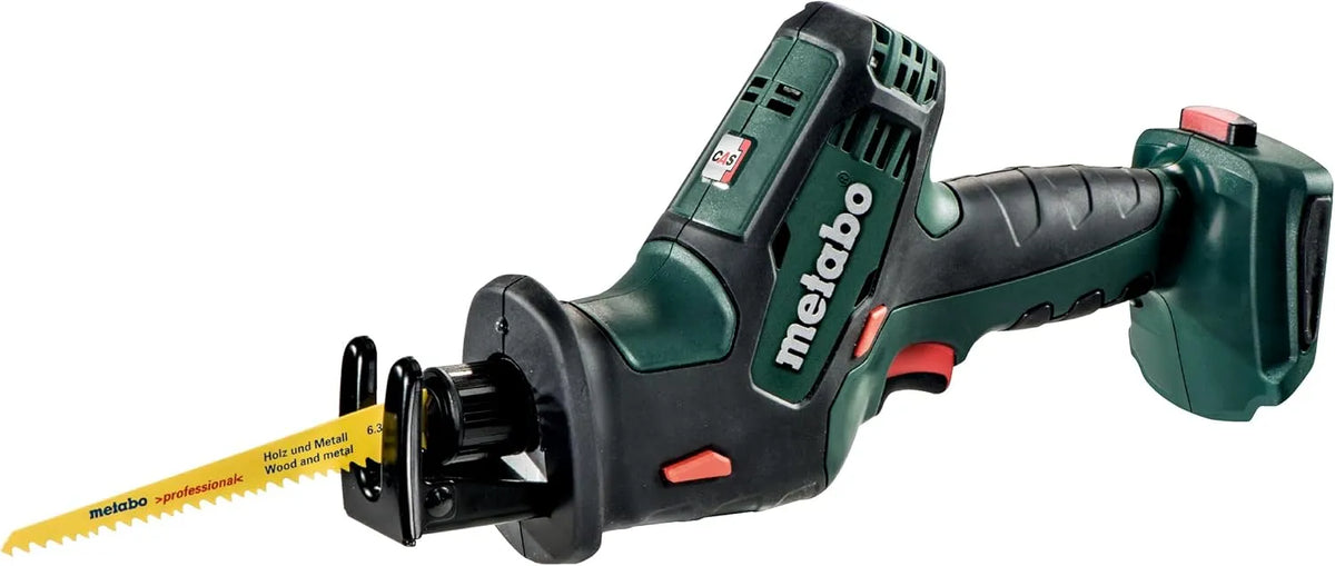 Metabo Akku-Säbelsäge SSE 18 Säbelsäge und Universalsäge: Akku-Betrieb, aus Holz, kompakte Bauweise, 18 V, für Holzbearbeitung