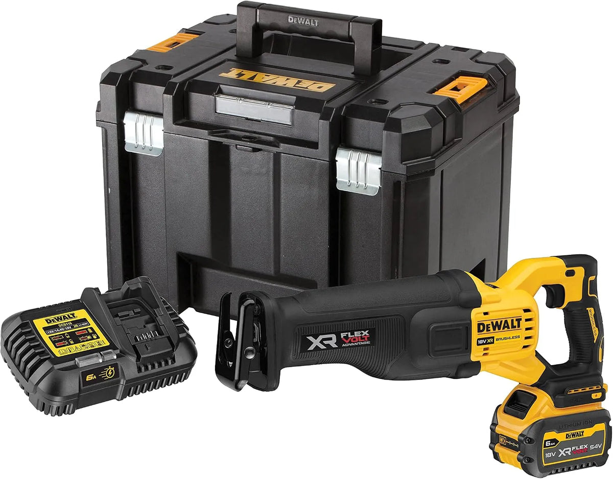 DeWalt Sable Compacta sin escobillas XR 18V FV Advantage sin cargador/batería – TSTAK, bürstenloser Motor, kompakte Bauweise