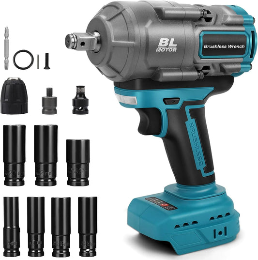 Makita 18V Schlagschrauber und Impulsschrauber, Akku-Betrieb, 1100 Nm