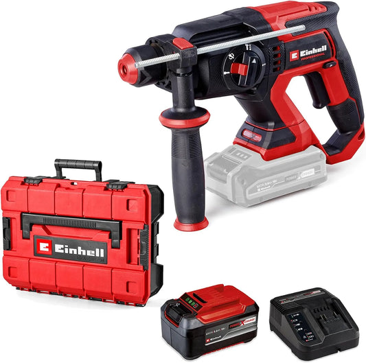 Einhell HD 18 Bohrhammer, TP-HD, Akku-Betrieb, bürstenloser Motor, für gewerblichen Einsatz, 22 mm, 18 V, 5,2 Ah