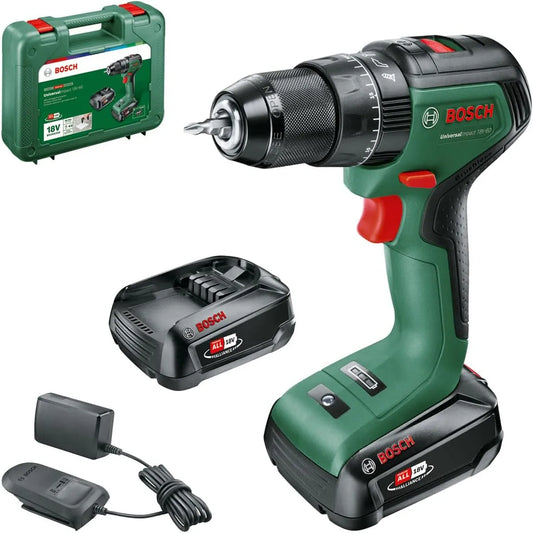 Bosch Akku Schlagbohrschrauber UniversalImpact 18V-60 2 Akku – Akku-Betrieb