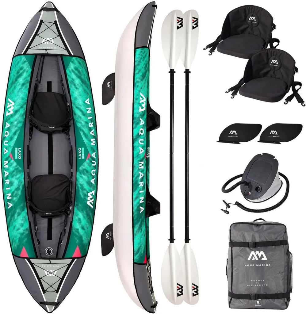 Aqua Marina Aufblasbares Kajak 1-3 Personen LAXO mit I-Beam-Technologie