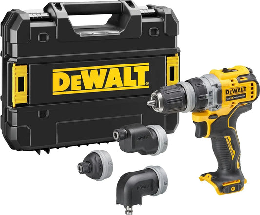 DeWalt 12 DCD703NT 12 Volt 2-Gang Akku-Bohrschrauber DCD703NT bürstenloser Motor – Akku-Betrieb, aus Metall, für Metallbearbeitung
