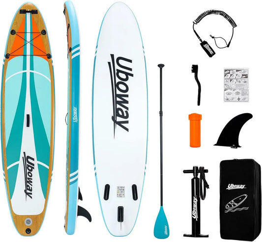 Aufblasbares Stand Up Paddling Board Set mit Zubehör, Leicht und Stabil