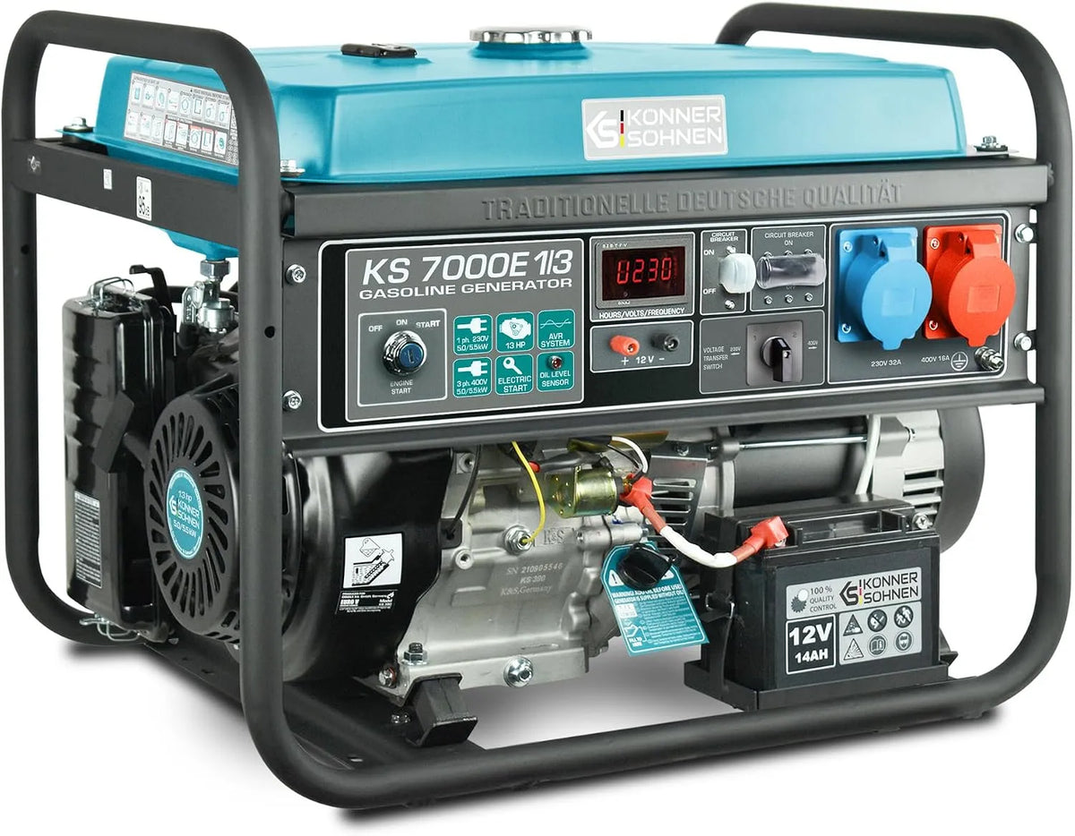 Könner & Söhnen Automatischer Spannungsstabilisator und Netzspannungsregler, 400V, 230V, 16A, 32A