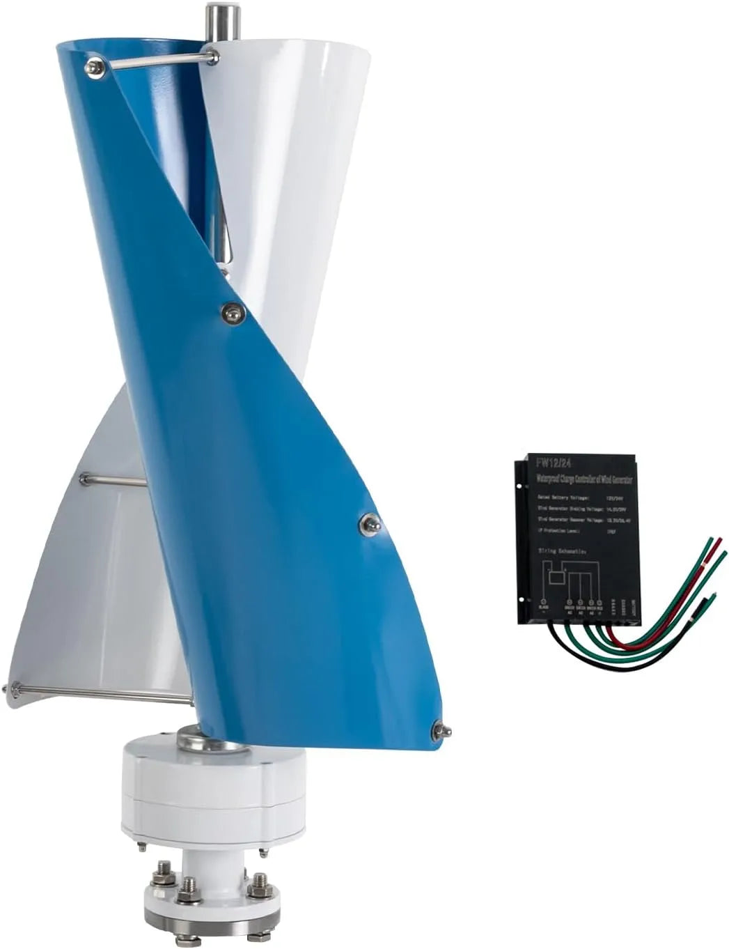 Windkraftanlage und Windgenerator, 100W