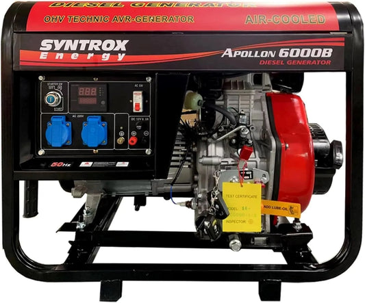 Stromerzeuger und Notstromaggregat, 4,6 kW, 220 V, für Camping und Wohnmobil