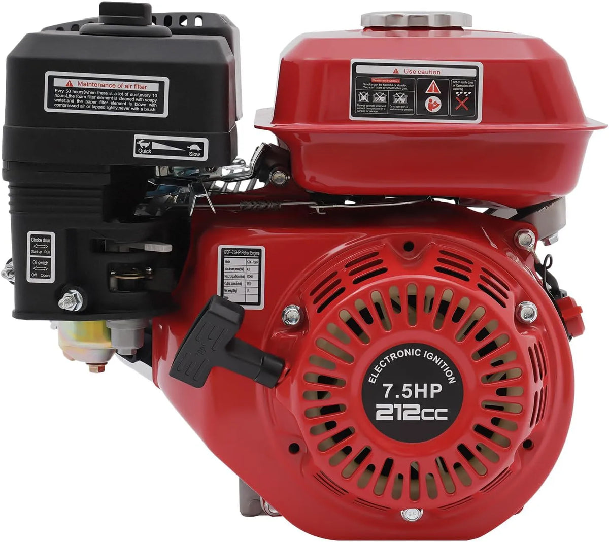 Benzin-Motorpumpe und Wasserpumpe für Bewässerung, 5,1Kw, 20Mm