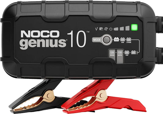 NOCO GENIUS10 Intelligentes Batterieladegerät und Erhaltungsladegerät, 6V, 12V, 10A