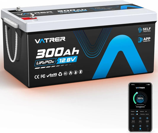 LiFePO4 LiFePO4-Batterie und Solar-Speicherbatterie, 300Ah, 12.8V