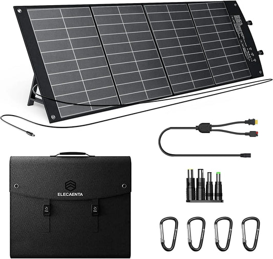 USB-C PD60W Zubehör für tragbare Powerstation und Lade- und Anschlusszubehör, 120W, für Camping und Wohnmobil, solarbetrieben, faltbar, mit USB-C