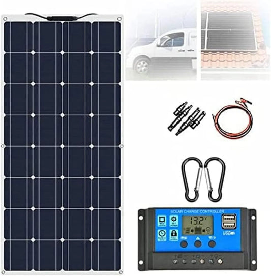 Solarmodul und Photovoltaikpanel, monokristallin, 200 W, 400 W, 600 W, 800 W, mit MPPT-Regler