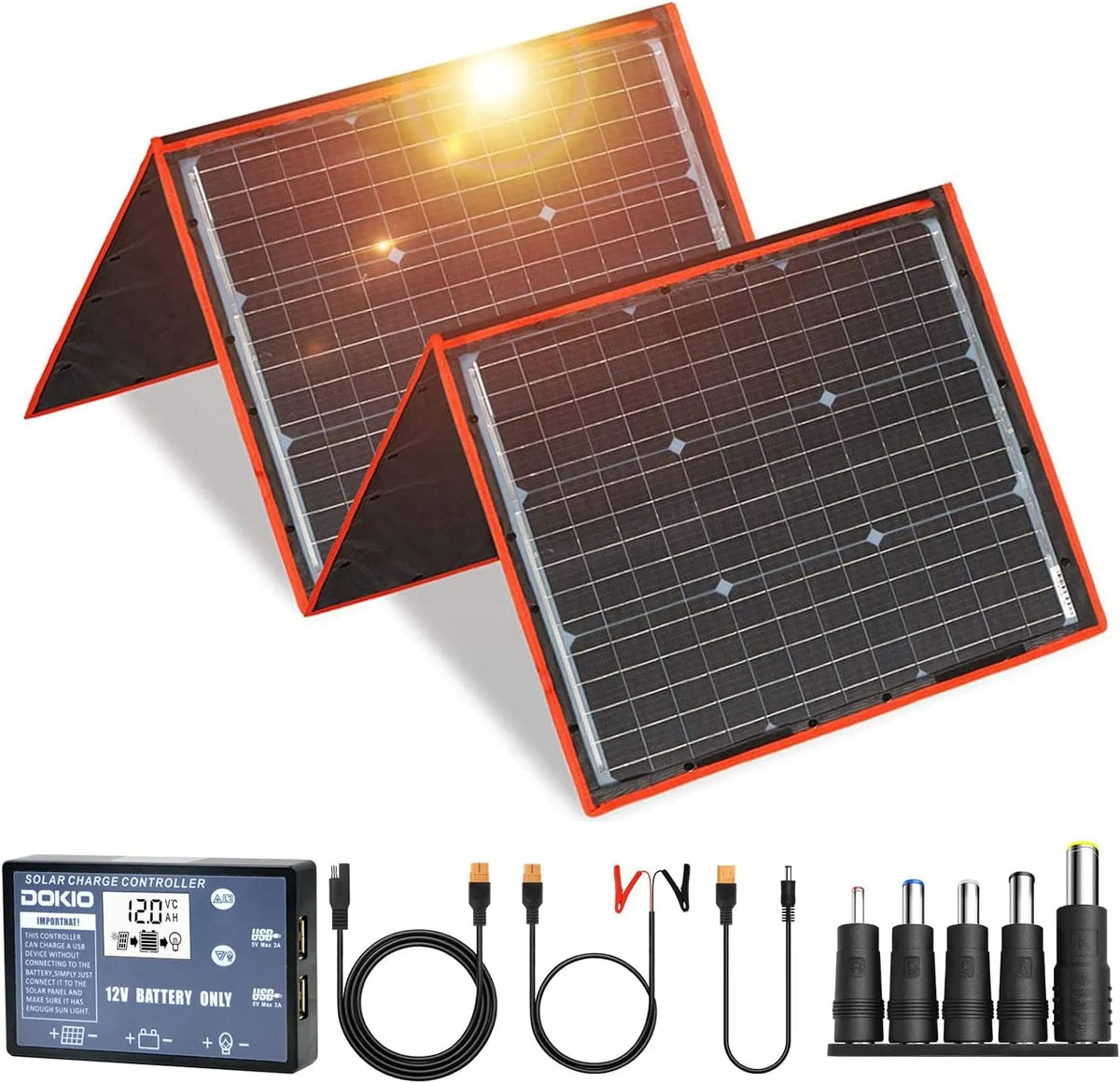 Solar-Laderegler und MPPT-Solarregler, 150w, 12V, solarbetrieben, flexibel, monokristallin