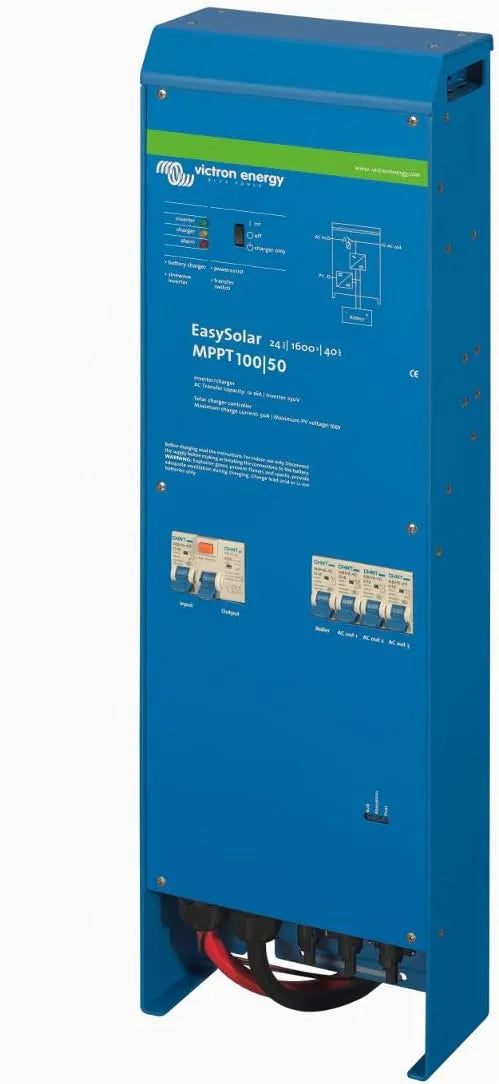 Victron Energy Hybrid-Solarwechselrichter und MPPT-Ladewechselrichter, 1600VA, solarbetrieben, mit MPPT-Regler, 230V, 100V