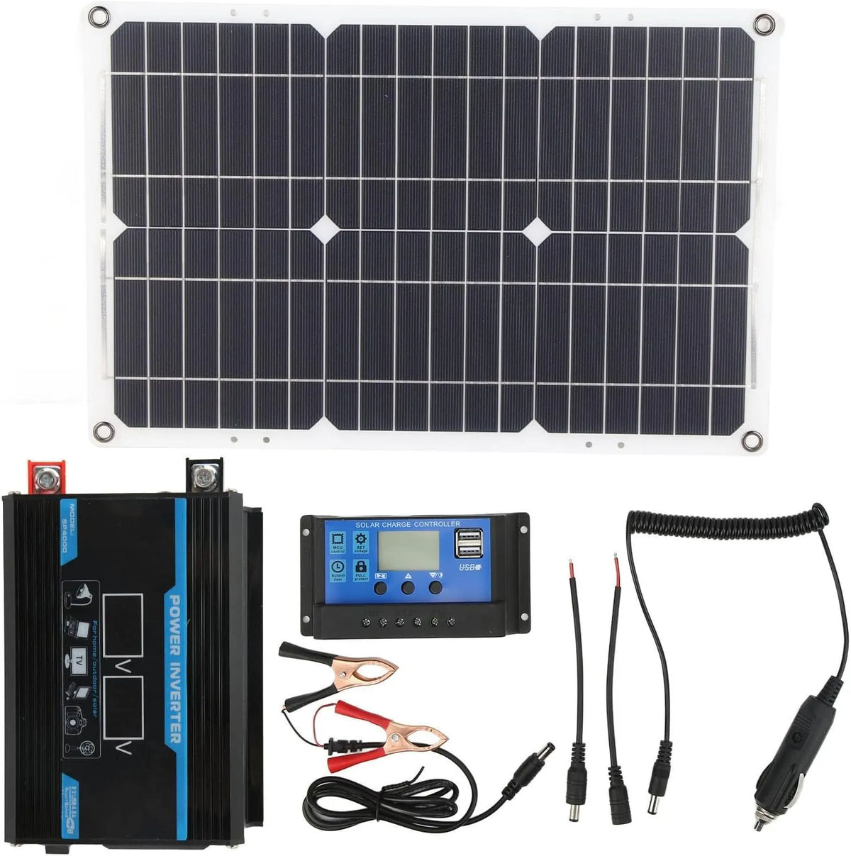Solarmodul und Photovoltaikpanel, 300W, 18W, 18V, 12V