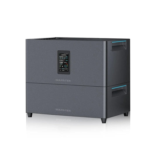 ECO-WORTHY Balkonkraftwerk-Komplettset und Photovoltaiksystem, 5,12kWh, mit MPPT-Regler, 2400W, 800W, für Gartenbewässerung