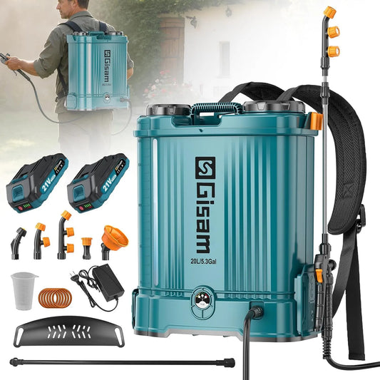 Drucksprühgerät und Rückenspritze, 120 PSI, 2000 mAh, 20L, für Gartenbewässerung