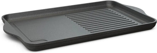 Premium Induktions-Alugrillplatte 49x29 cm mit Antihaftbeschichtung