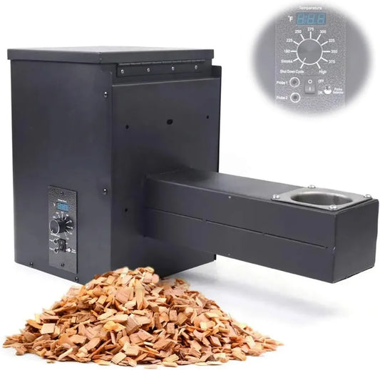 Intelligentes BBQ-Pelletofen-Set, temperaturgesteuerte Räucherbox zum Grillen und Backen