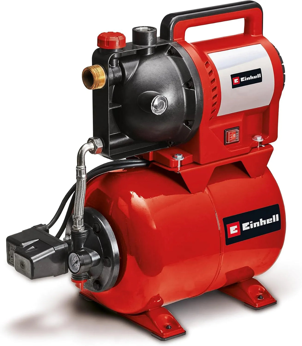 Einhell Hauswasserwerk und Garten-Druckpumpe, 4500 L/h, 1050 W, 4.8 bar, 48 m