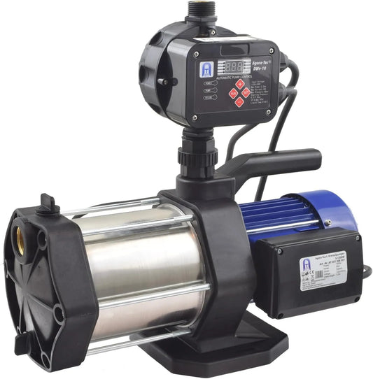 Hauswasserwerk und Garten-Druckpumpe, 5400 l/h, 5,6 bar
