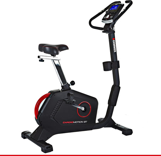 HAMMER Heimtrainer - App-Steuerung, Bluetooth-Konnektivität, leiser Betrieb, 110 x 52 x 140 cm