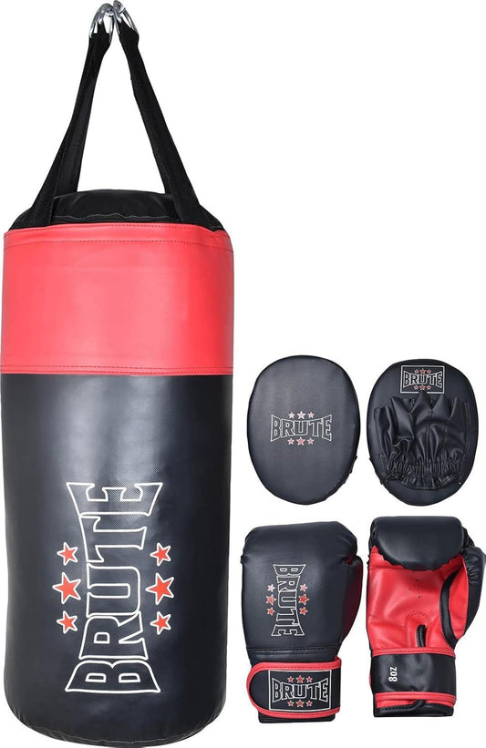 Boxsack: mit Boxhandschuhen