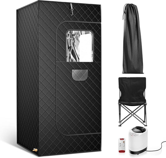 Tragbare Dampfsauna: mit Fernbedienung, für zuhause, 180x80x80 CM, 9 W, 2.6L