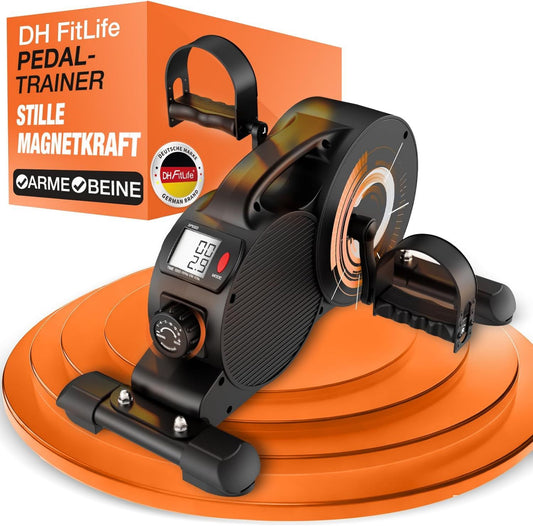 DH FitLife 2026 Neu Pedaltrainer für Zuhause – leiser Betrieb, mit Display, 220 kg