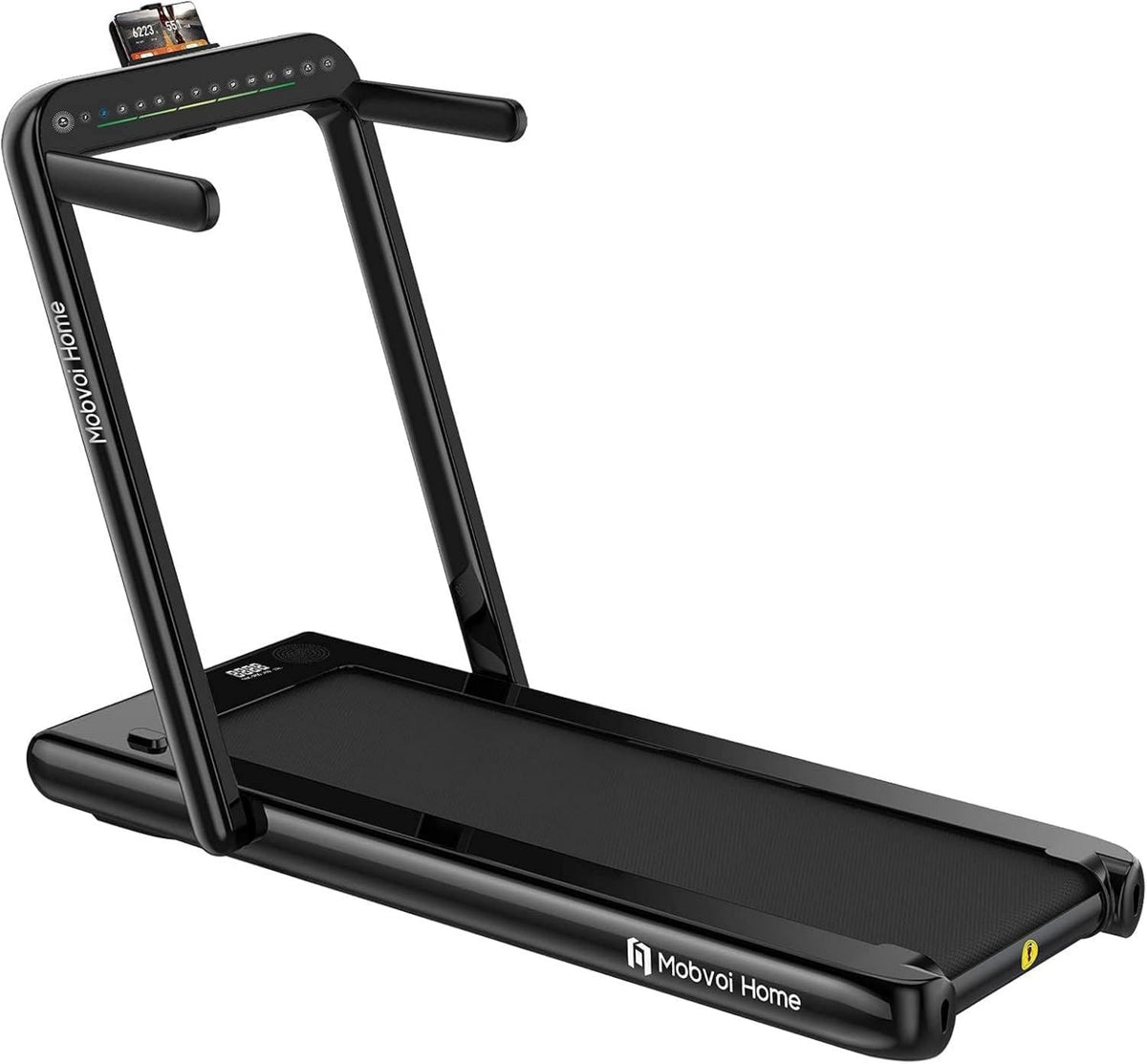 Walking Pad – klappbar, mit Fernbedienung, Bluetooth-Konnektivität, für zuhause, 25 Ps, 12 KM/H, schwarz